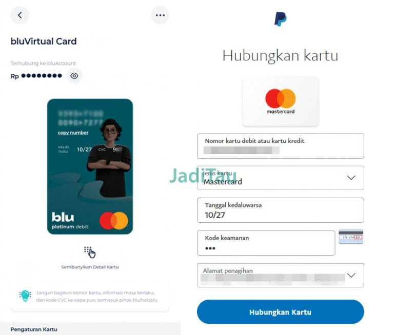 Cara Verifikasi Paypal Dengan Bluvirtual Card Dengan Mudah