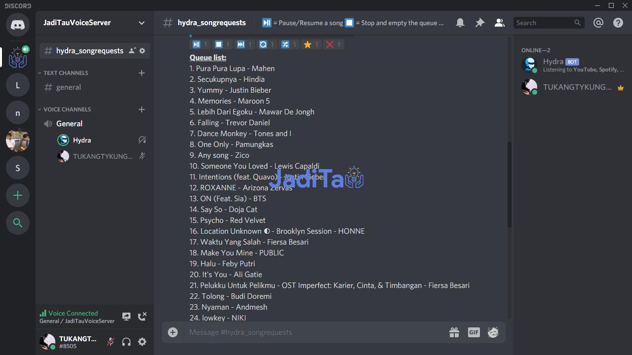 Cara Memutar Lagu Spotify di Discord