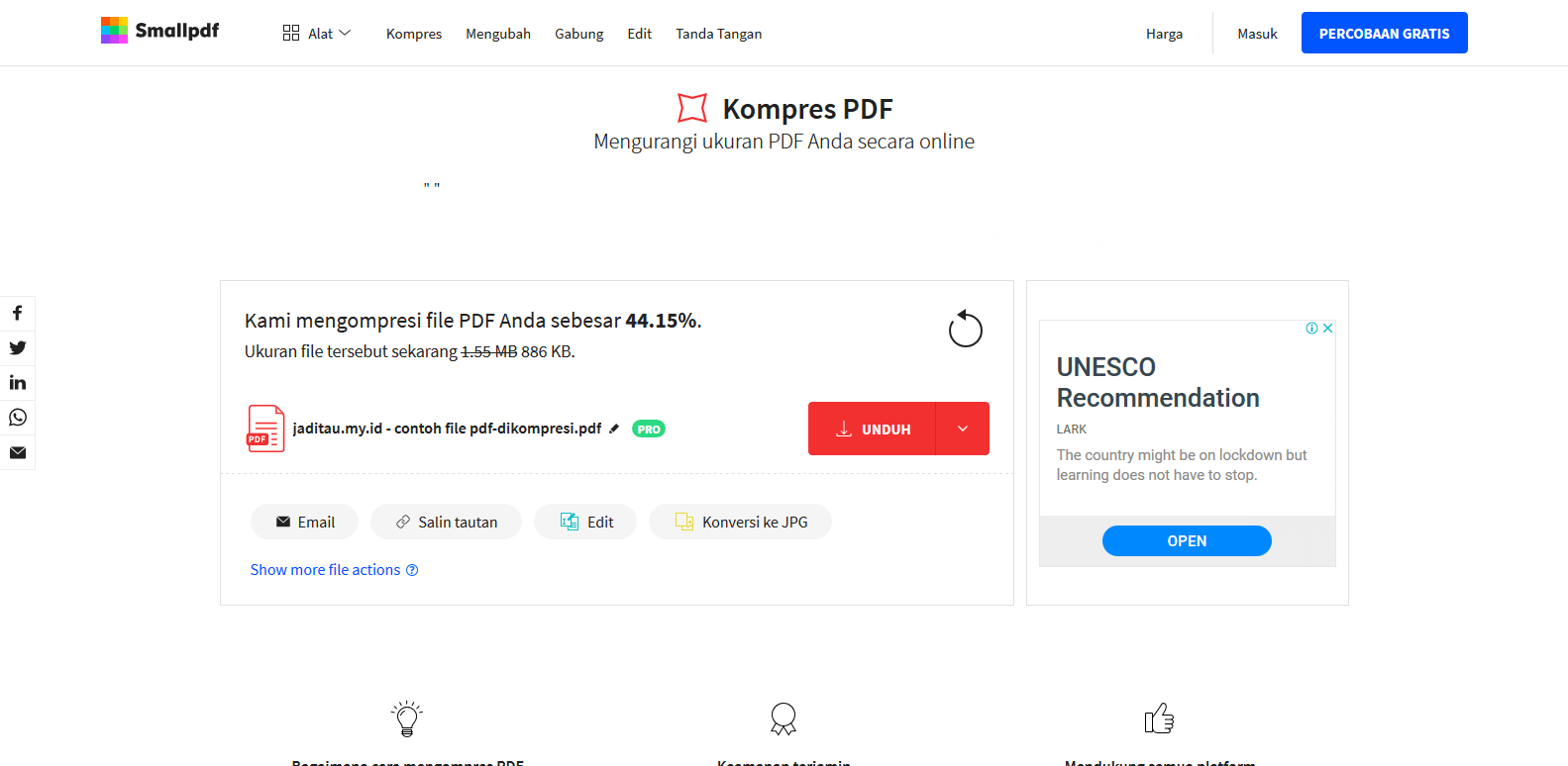 Cara Kompres PDF Online Dan Offline Dengan Mudah