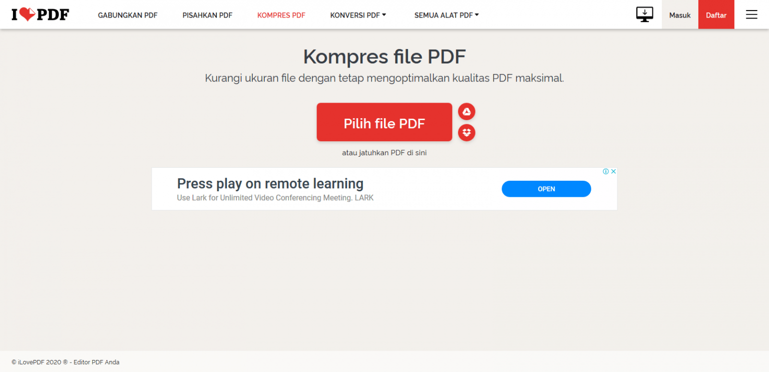 Cara Kompres PDF Online Dan Offline Dengan Mudah