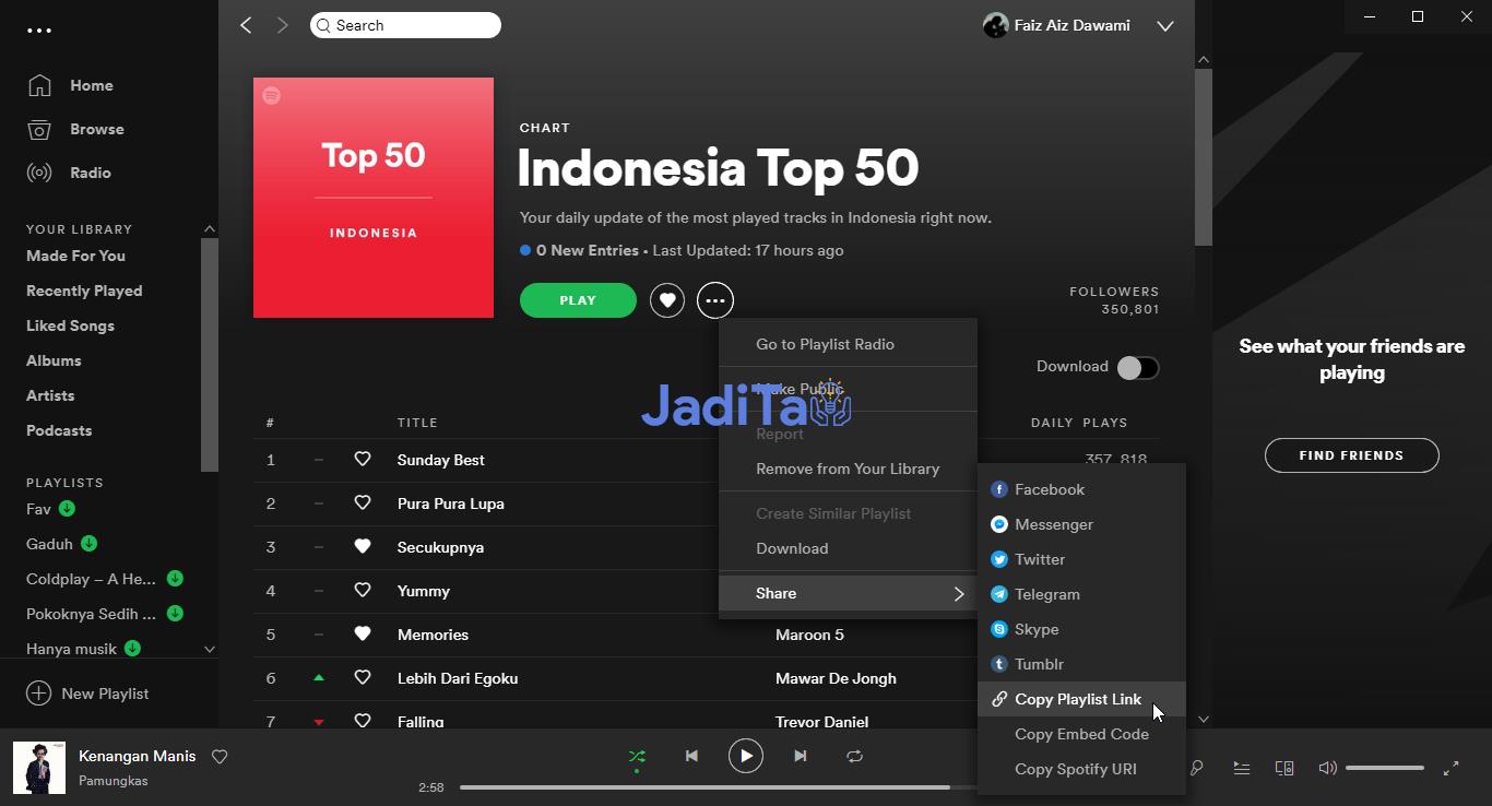 Cara Memutar Lagu Spotify di Discord