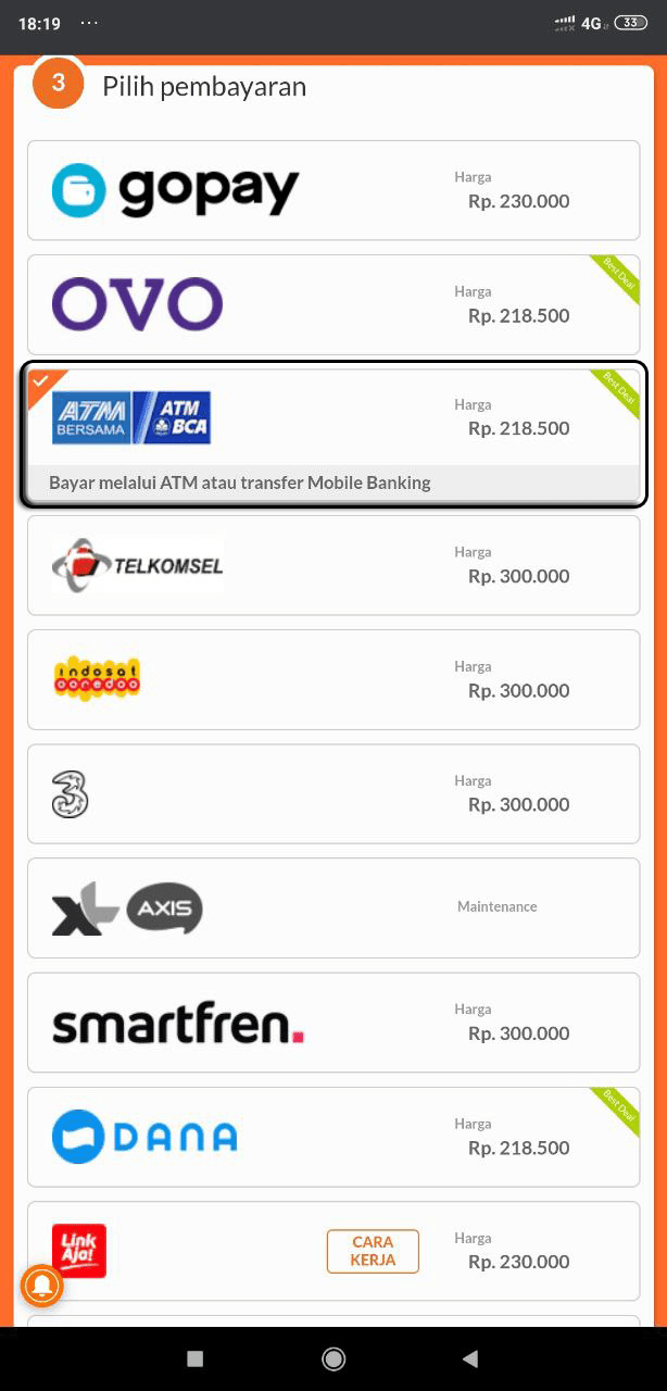 Cara Top up Diamond Mobile Legends - Codashop