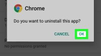 Cara Uninstall Google Chrome di Android