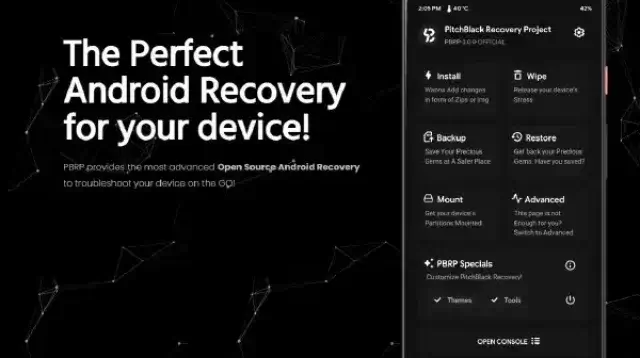 PitchBlack Recovery v4.0 for Redmi Note 10 Pro